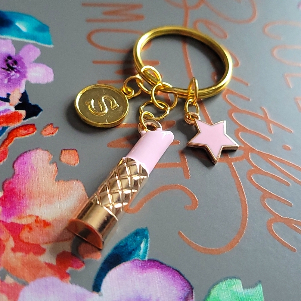 Personalized lipstick 💄keychain